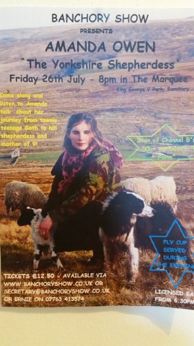 Amanda Owen Yorkshire Farm Shepherdess Banchory Show Talk