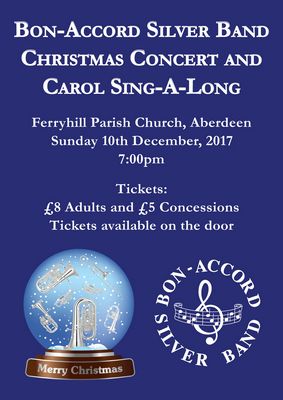 Bon Accord Silver Band Christmas Concert Carol Singalong