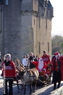 Christmas Reindeer Parade Crathes Castle Banchory Aberdeenshire