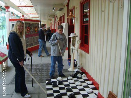 Giant Draughts Game
