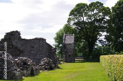 Scottish ruined abbey