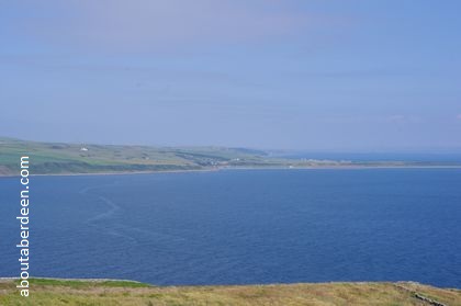View from top of mull of galloway lighthouse