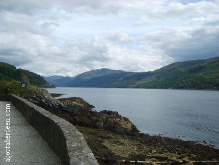 View From Eilean Donan Castle To The Highlands