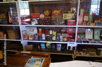 old fashioned tins and packets