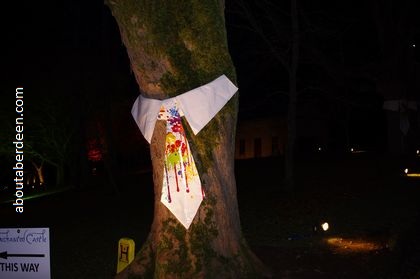 tie on a tree