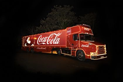 Coca Cola Truck Aberdeen Christmas