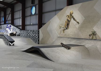 Extreme Sports Centre Aberdeen Star Wars Droids CP30 R2D2 BB8