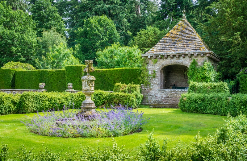 Glamis Castle Gardens Scotland