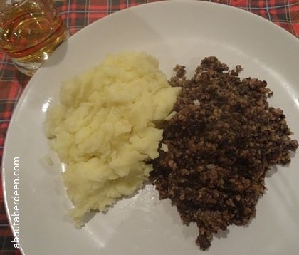 Haggis Tatties Glass Whisky