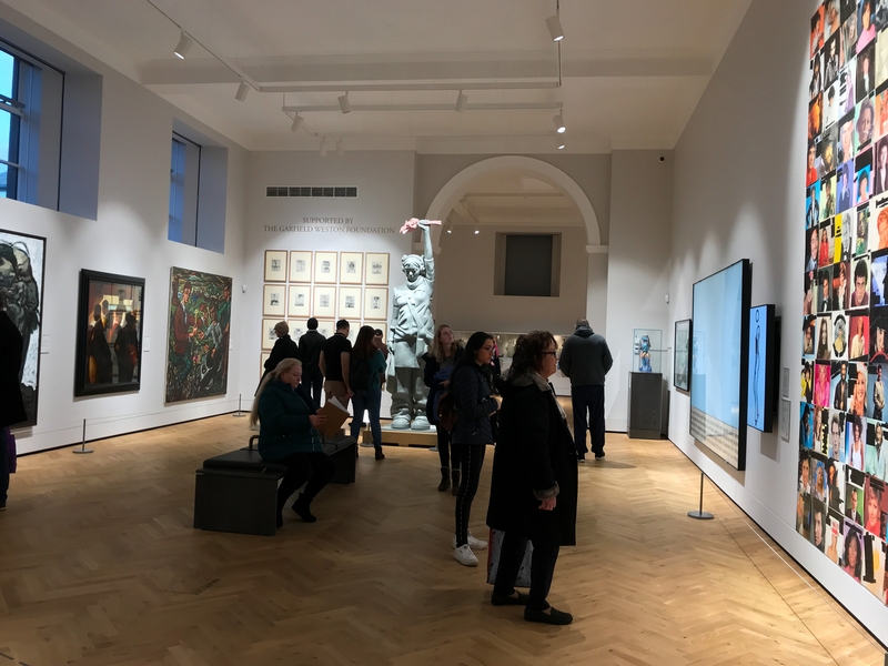 Inside Aberdeen Art Gallery