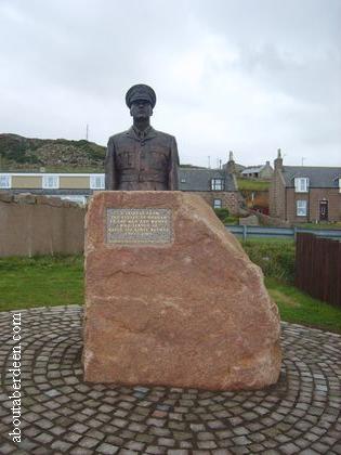 RAF Buchan Boddam Statue