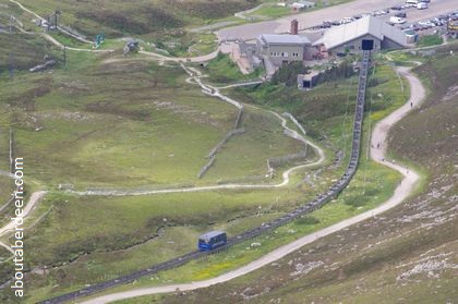 Railway Track Scottish Cairngorm Mountain