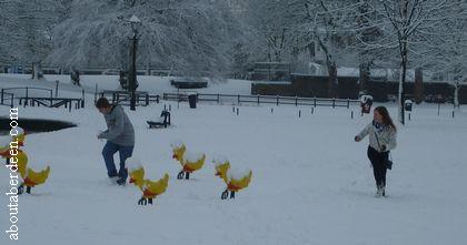 Snow Westburn Park