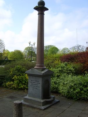 Templars Column Statue