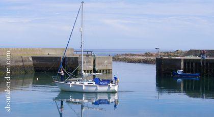 Yacht Boddam Harbour