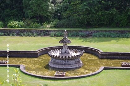 castle fountain