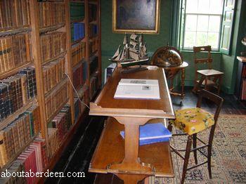 Delgatie Castle Library