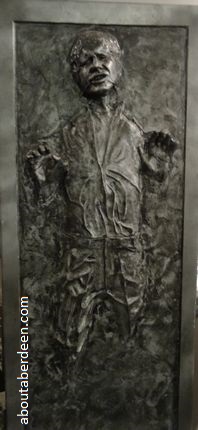 frozen carbonite Han Solo replica